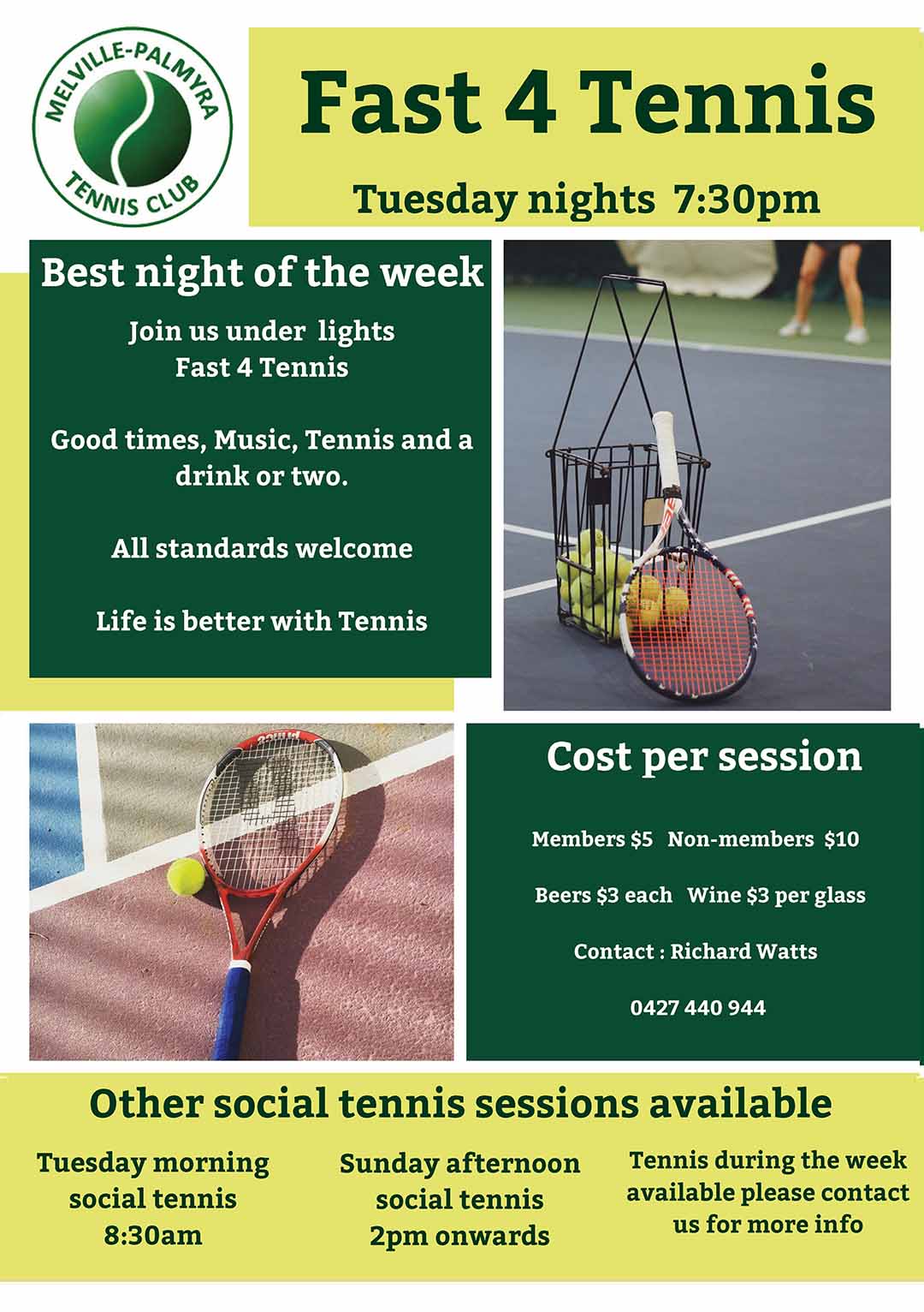 Fast4 @ Melville Tennis Centre Sept21