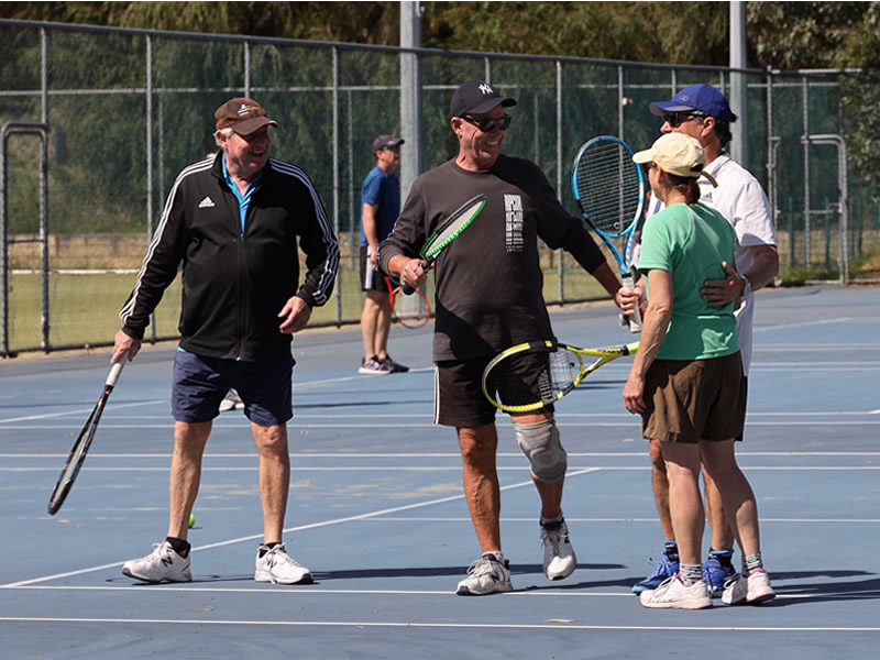 Melville Palmyra Tennis Club members